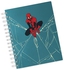 دفتر ملاحظات مقاس A4 بغلاف مقوى مطبوع عليه اسم "Spider Man" أزرق/أحمر