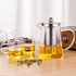 Glass Teapot with Infuser, Tea Infuser for Loose Tea, Small Pot for Loose Tea, Heat Resistant, Perfect for Stovetop Tea Party, 600ml