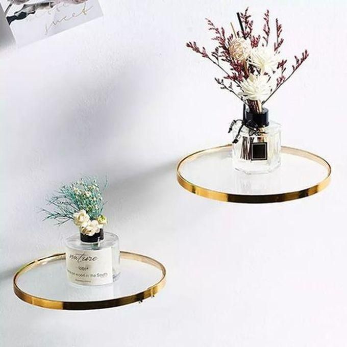 Nordic Style Glass Floating Shelf