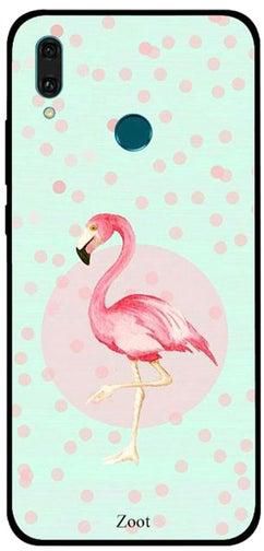 Flamingo Printed Protective Case Cover For Huawei Y9 2019 Multicolour