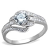 Cynosure 925 Sterling Silver Engagement Ring