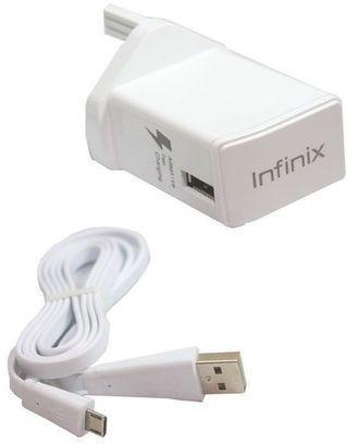 Infinix 3 Pin Charger - White