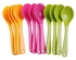 12 In 1 Pack Daisy Baby Feeding Colorful Spoons