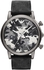 Emporio Armani Classic Men's Gray Camouflage Dial Leather Band Watch - AR1816
