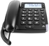دورو (MAGNA4000BLK) تليفون بسلك مع خاصية تكبير الصوت, ذو لون أسود