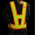 Niceman V-shape Simplified High Reflective Safety Vest Orange Colour