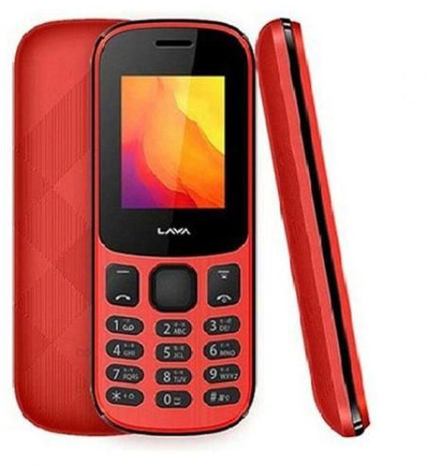 Lava Lava E5 - 1.77-inch Dual SIM Mobile Phone - Red/Black