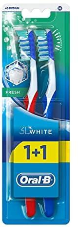 Oral-B 3D White Fresh Toothbrush X 2 - Assorted Colours