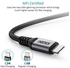 CHOETECH Type C to Lightning Cable 4ft/1.2m, [MFi Certified] USB C to Lightning Nylon Braided Cable Fast PD Charging for iPhone 11/11 Pro/11 Pro Max,iPhone X/XS/XR/XS MAX/8/8 Plus, iPad Pro and More