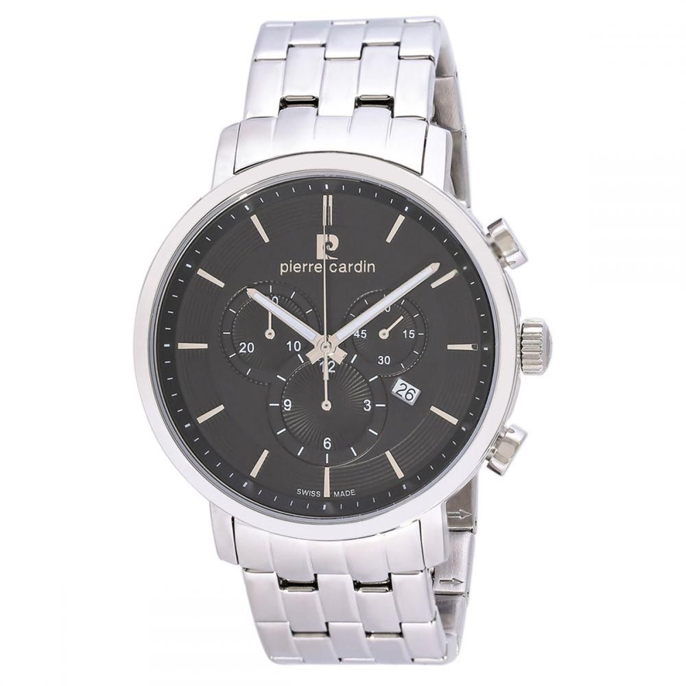 Pierre Cardin Pompe Men's Black Dial Stainless Steel Band Chronograph Watch - PC107081S07