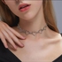 Fashion Linked Hearts Choker Necklace for Women & Girls