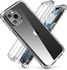جراب حماية شفاف ضد الصدمات من السيليكون المقوى بارز الاركان ، حماية متكاملة لهواتف ايفون 12 برو ماكس - Apple iPhone 12 Pro Max