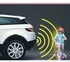 Radar System With 4 Parking Sensors Distance Detection + LED Display + Sound Warning - Black