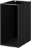 METOD اطار وحدة تخزين ارضية - مظهر الخشب أسود ‎40x60x80 سم‏