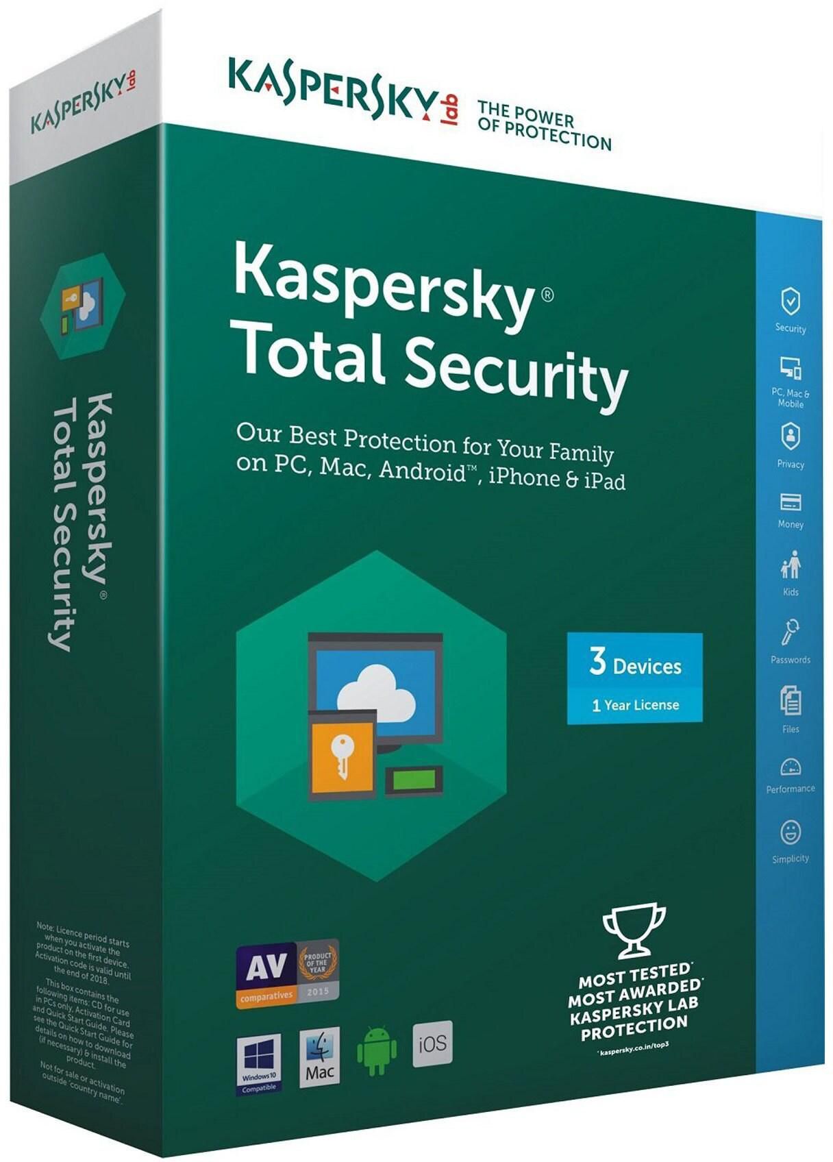 Kaspersky Total Security Multi Device- 3 User