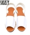 Shoozy Women Fashionable Flat Sandals - White