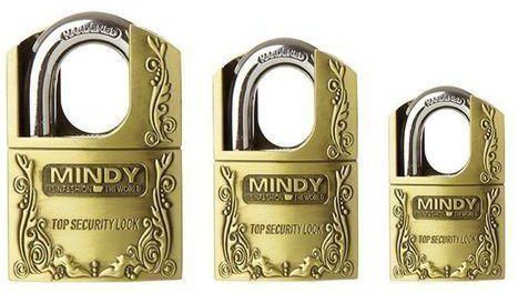 Mindy Top Anti-Burglar Theft Zinc Alloy High Security Padlock with 3 Keys