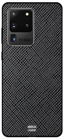Skin Case Cover -for Samsung Galaxy S20 Ultra Grey & Black Dotted Pattern Grey & Black Dotted Pattern