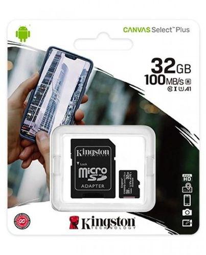 Kingston 32GB MicroSD Memory Card With SD Adapter - Class10