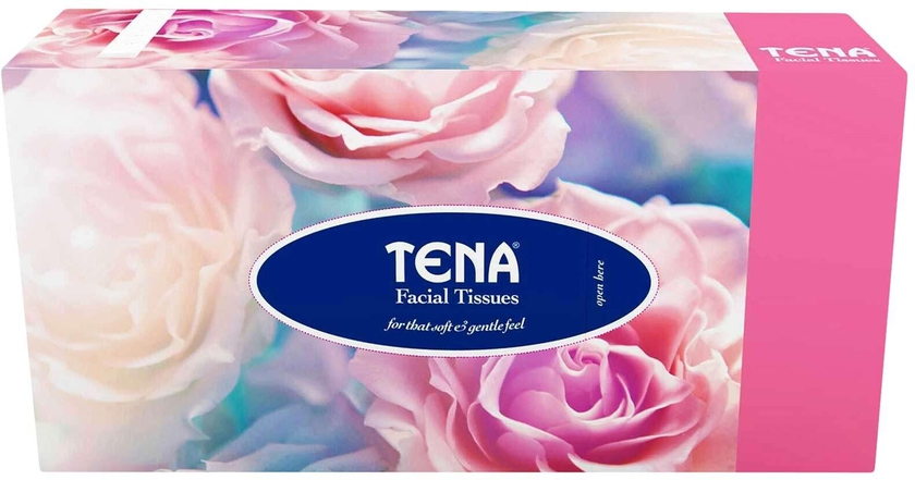 Tena Floral Facial Tissue 150 Pieces