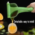 Portable Lightweight Domestic Use Manual Detachable Lemon Squeezer Green 23*8*12cm