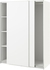 PAX / HASVIK Wardrobe - white/white 150x66x201 cm