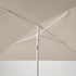 TVETÖ Parasol - tilting/grey-beige white 180x145 cm
