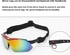 Polarized Sports Sunglasses with 5 Interchangeable Lenses, Fishing Running Polarized Sunglasses Mens Womens Polarized Sunglasses for Basketball, Football, Fishing, Running, Cycling, Golf