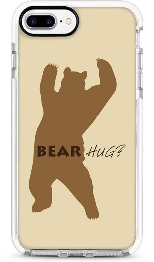 Protective Case Cover For Apple iPhone 8 Plus Bear Hug Full Print