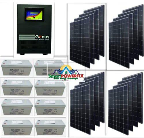 5kva Inverter With 8 200ah Batteries & 15 Solar Panels price from konga in Nigeria Yaoota!