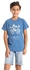 Ted Marchel Boys " Beach Summer Paradise " Printed T-shirt - Blue