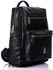 Silvio Torre Textured Shinny Leather Backpack - Black