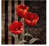 Decorative Wall Poster Red/Green/Brown