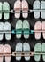 منظم احذية الحمام 3 في 1 يثبت علي الحائط متعدد الألوان
