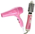 (Bundle Offer) Sonashi Hair Styler shs-2051r Pink + Hair Dryer 2000w shd-3034 Lite Pink