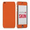 Stylizedd Premium Vinyl Skin Decal Body Wrap for Apple iPhone 5C - Fine Grain Leather Orange