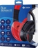 Zoook Blue Rocker Extra Bass Wireless Bluetooth Headphones (Black and Red) with FM Radio and TF Card Support | ZB-ROCKERIFIT