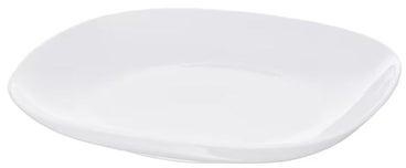 Plate, white25x25 cm