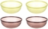 Get Al Qaed Plast Plastic Bowl Set, 4 Pieces, 600 ml with best offers | Raneen.com