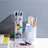 Simple Matte Transparent Oblique Plug-In Multifunctional Stationery Tube-1 Piece