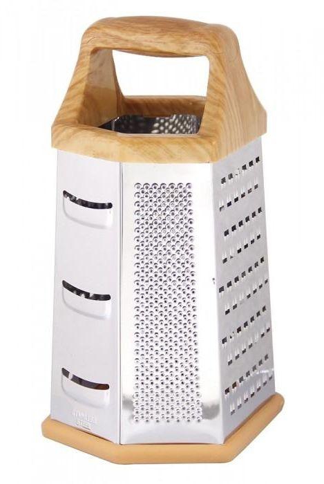 In-House 6 Side 9 Inch Stainless Steel Box Grater