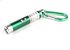 3in1 LED Laser Pen Pointer Flashlight Torch Beam Light Keychain- Green