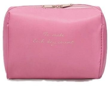 Travel Makeup Pouch Toiletry Organizer Pink