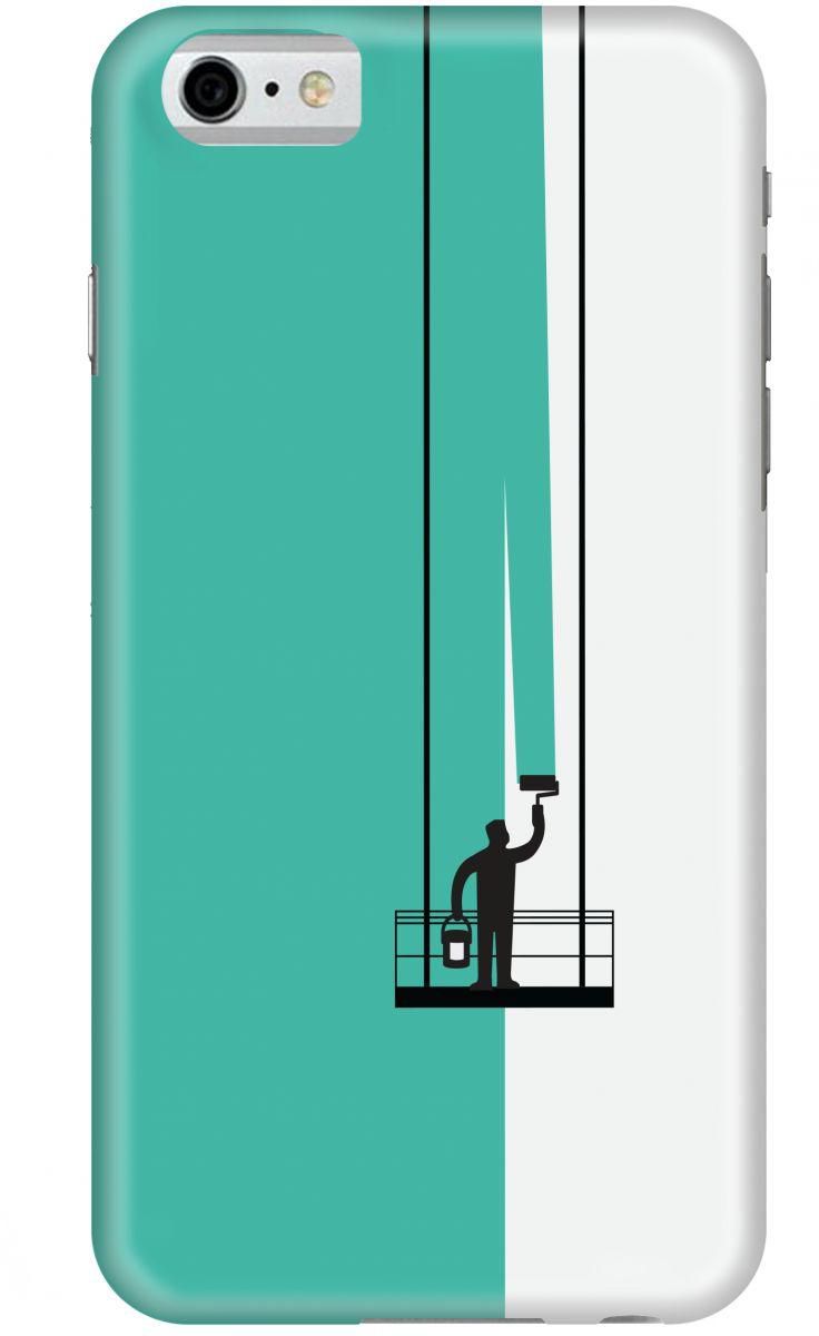 Stylizedd  Apple iPhone 6 Premium Slim Snap case cover Gloss Finish - Paint Hanger (Green)