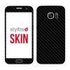 Stylizedd Premium Vinyl Skin Decal Body Wrap for Samsung Galaxy S7 - Carbon Fibre Black
