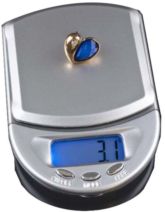 LCD Electronic Jewelry Digital Scale Silver