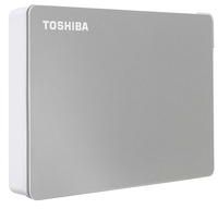 Toshiba Canvio Flex 4TB Portable External Hard Drive USB-C USB 3.0, Silver (HDTX140XSCCA)