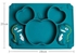 3-Piece Baby Multifunctional Silicone Plate and Spoon Set