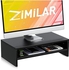 Zimilar 2 Tiers Monitor Stand Riser, Wood Monitor Riser with Storage Organizer, Monitor Stand for Screen, Laptop, Desktop, Printer, Premium Computer Stand Riser for Home & Office Desk