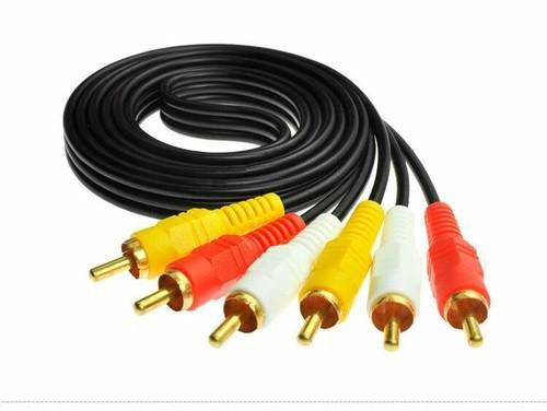 Switch2com 3RCA (M) TO 3RCA (M) Audio Video Cable